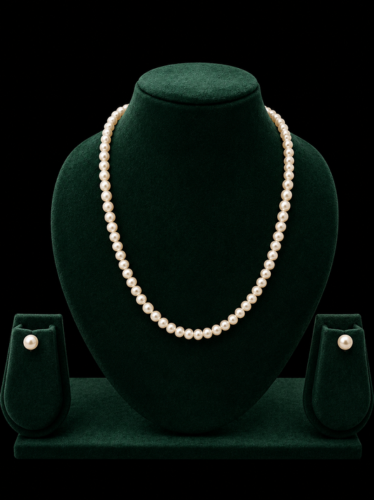 ✨ Original Hyderabad Pearl Necklace Set ✨