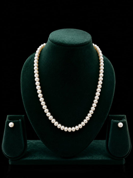 ✨ Original Hyderabad Pearl Necklace Set ✨